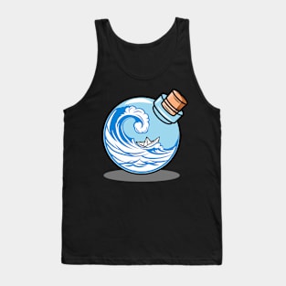 Message in a bottle Tank Top